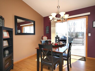 Step out your dining room onto your oversized deck