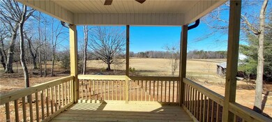 View from the Covered back deck