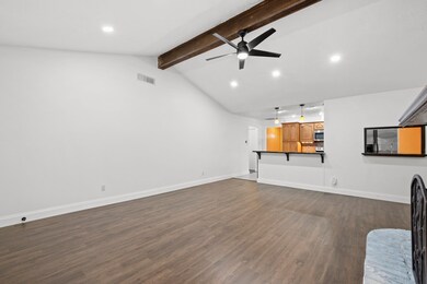 Freshly painted, updated lighting, ceiling fan and