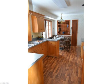 Plenty of cabinets in the kitchen, built in shelve