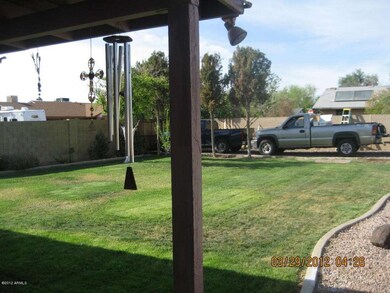 Backyard and patio