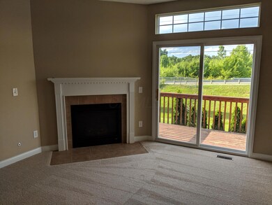 family room with new carpeting