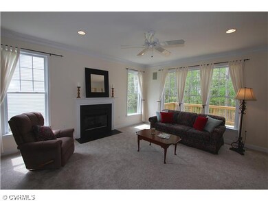 Den/Family/Great Room - Family room with new carpe