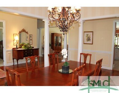 Dining Room. View of the dining room into the foye