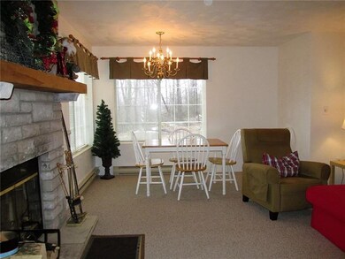 Dining area with corner windows allow for more nat