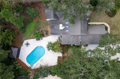 drone footage/aerial view