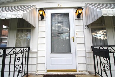 Front door with nice steps