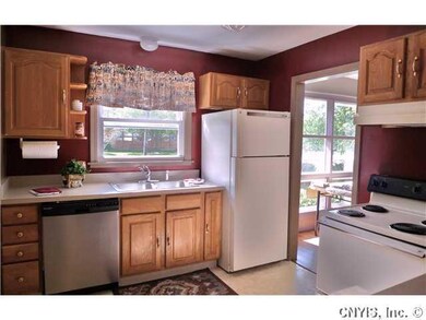 Kitchen. Efficient kitchen and entance to Living r