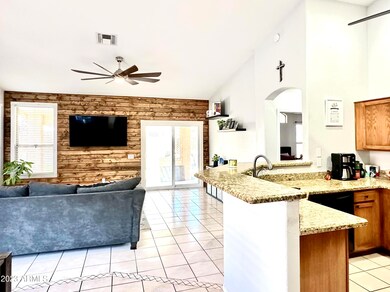 Great Room with new glass slider