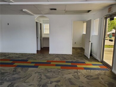View of office and 2 bathrooms