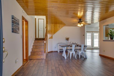 Dining area as you come in the front door.  Dining and family room are open concept.