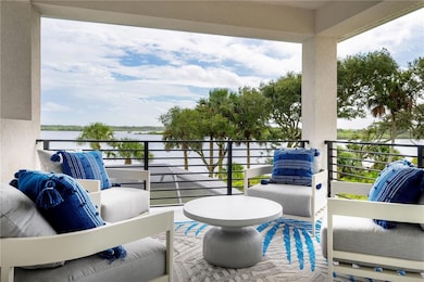 Second floor balcony of Veranda Model Home. Note: Selections and colors may vary on this preconstruction home.