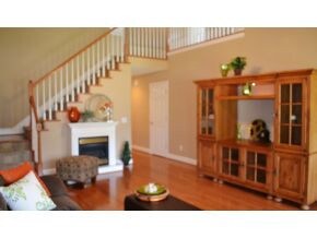 View of Stairwell wGreat Rm