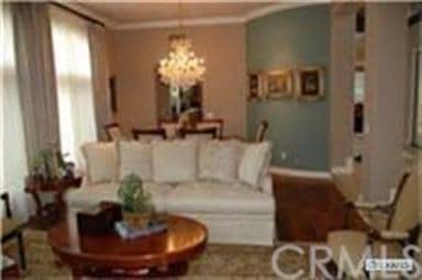 Living Room/ Dining Room Combo as Furnished