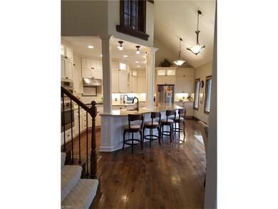 Large island/Breakfast bar opens to patio and back