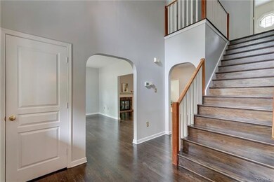 The Foyer offers a convenient coat closet.