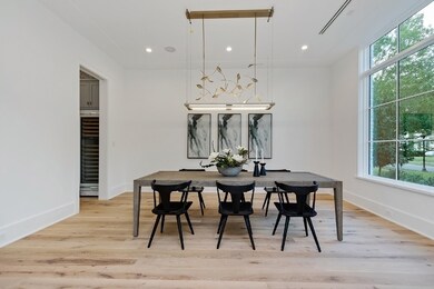 Oversized dining room with large window to overlook the front yard