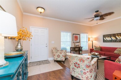Entryway and living/flex room