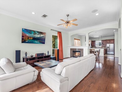 Large windows allow plenty of natural light to flo