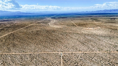 Overview of rural landscape with mountains