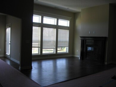 View of great room from kitchen