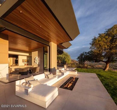 Back Yard With Fire-Pit