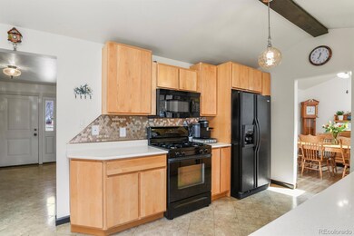 Kitchen with attached dining room
