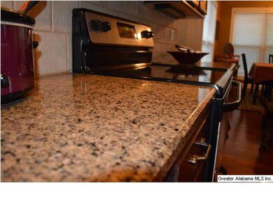 Gorgeous granite in the kitchen