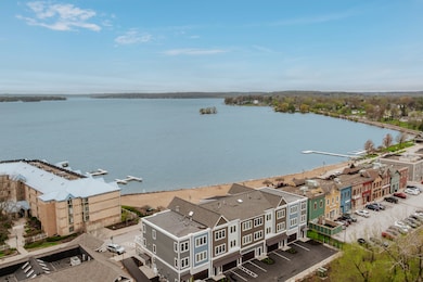Aerial of Downtown Pewaukee