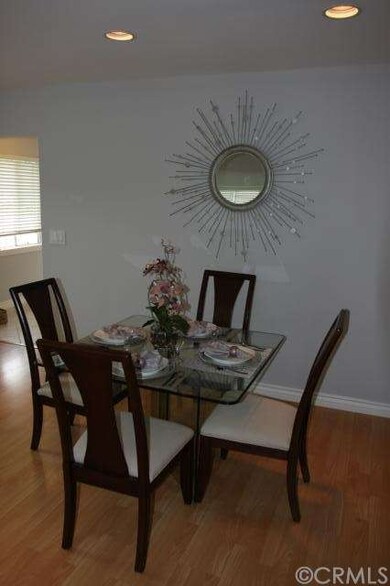 Dining room and entrance to kitchen