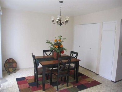 Dinning Area and laundry closet off kitchen