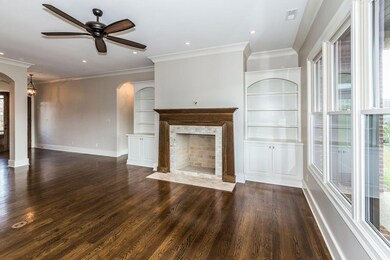 living rm fireplace builtins