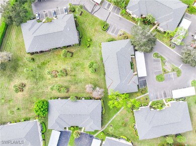 Green space behind the unit
