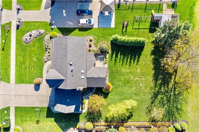 Beautiful lot! The exterior offers a rear concrete