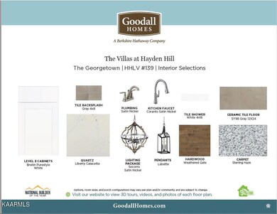 HV139 Interior Selections