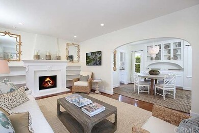 Living room & dinning room with hardwood floors.