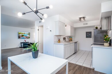 Dining to Living and Kitchen
