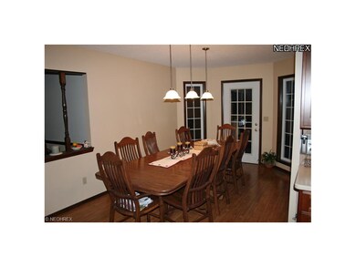 Another view of the dining room area. Door leads t