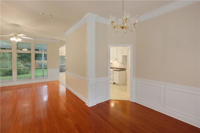 Dining to kitchen/den view