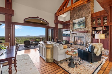 Great room with soaring ceilings