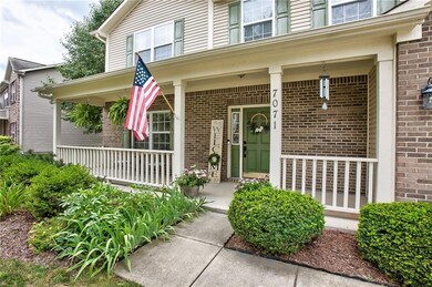Welcoming front porch