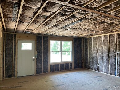 Insulation installed