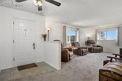 Living room featuring plenty of natural light and 