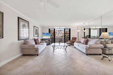 Living Room with sliders to balcony with gulf view