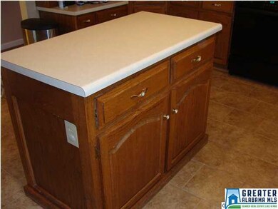 island with electrical outlet for your convenience