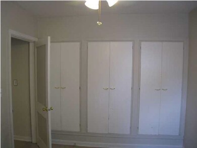 Closet space in the Master