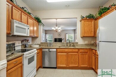 Kitchen with granite counter tops