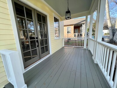New front porch, double doors, and light fixture