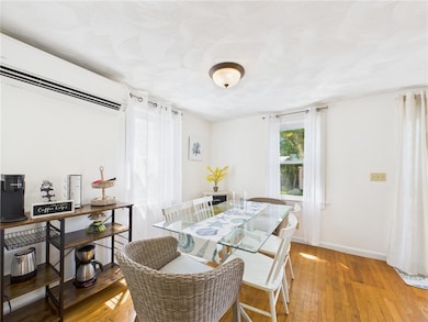 Spacious dining area