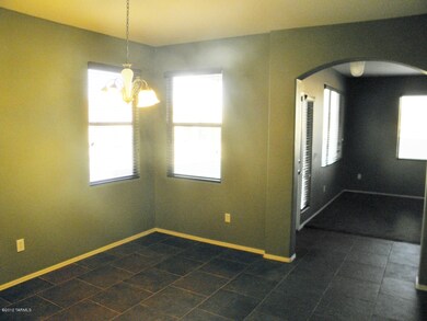 Corner of Family Room into Kitchen